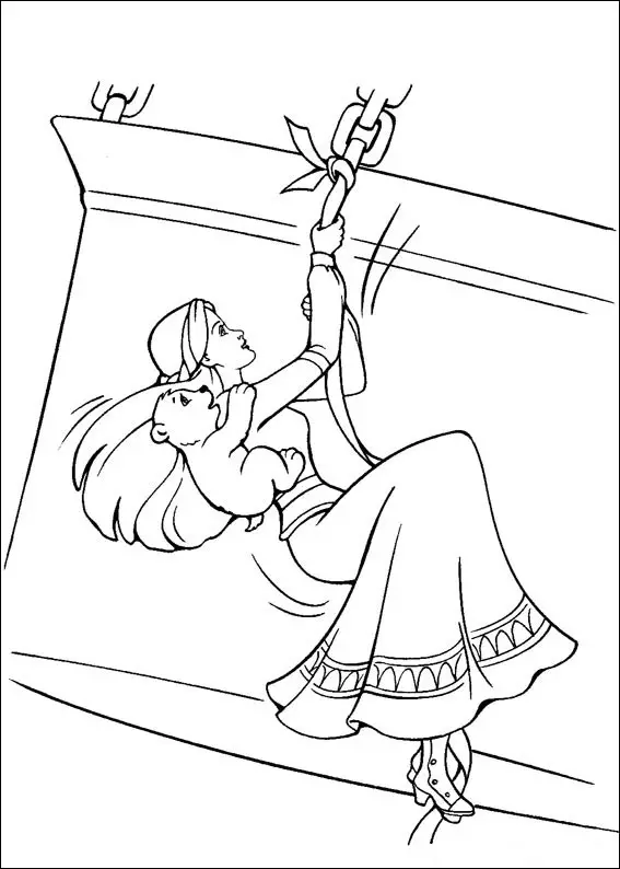 Barbie and The Magic Pegasus Children Coloring Pages 2
