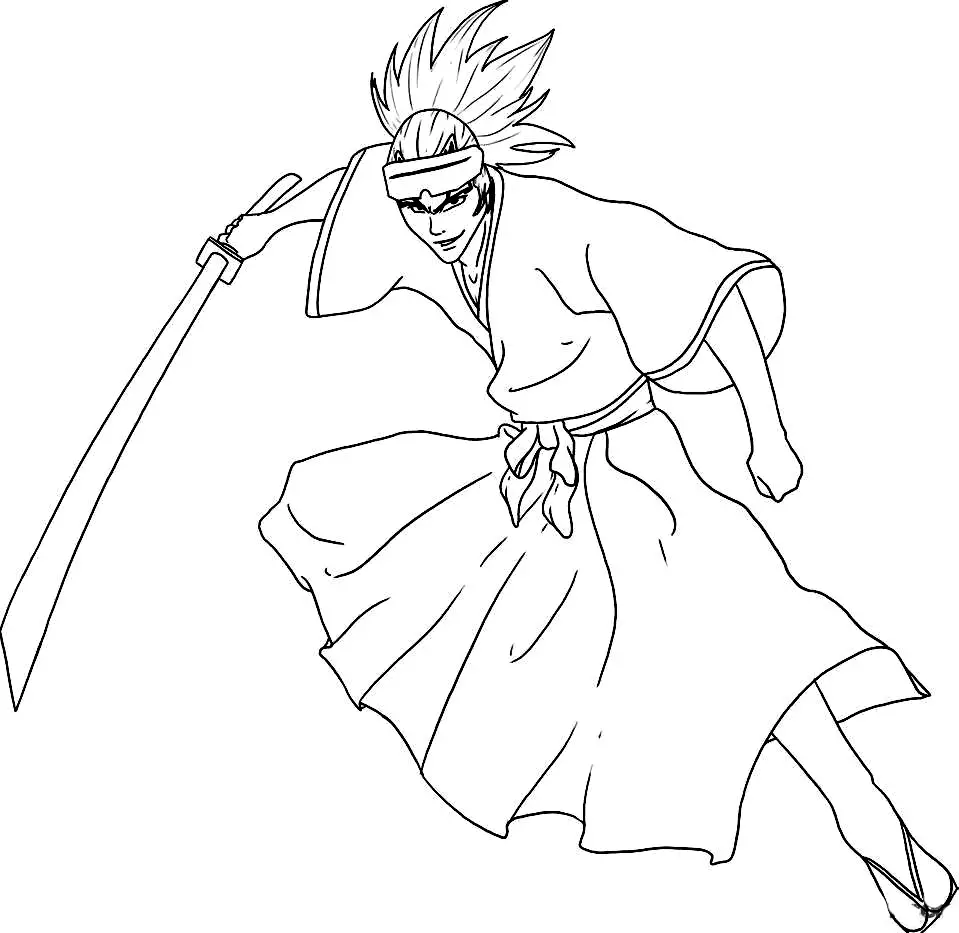 Bleach Children Coloring Pages 7