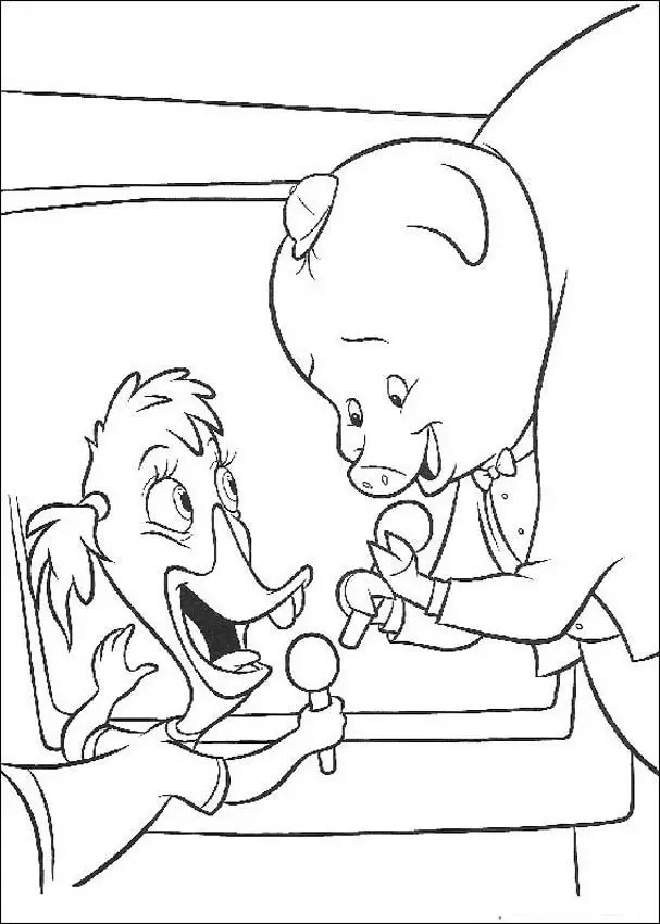 Chicken Little Children Coloring Pages 2