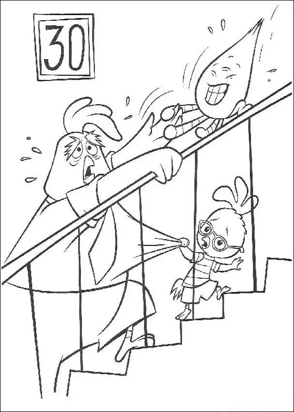 Chicken Little Children Coloring Pages 3