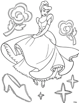 Cinderella 2 Children Coloring Pages 8