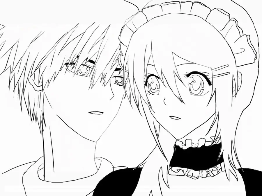 Maid Sama Children Coloring Pages 6