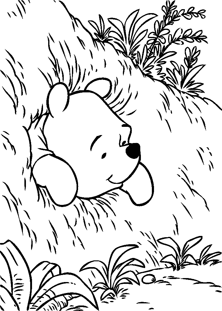Pooh Bear Coloring Pages 10