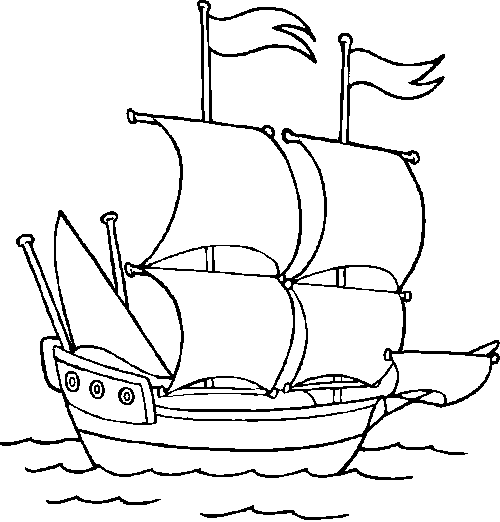 Ship Coloring Pages 9