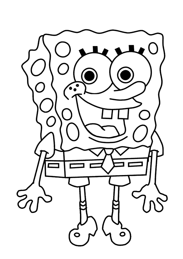 Sponge Bob Coloring Pages 6