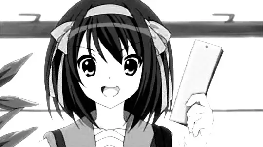 The Melancholy of Haruhi Suzumiya Children Coloring Pages 1
