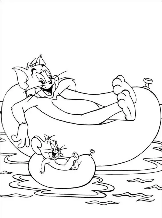 Tom and Jerry The Movie Children Coloring Pages 6