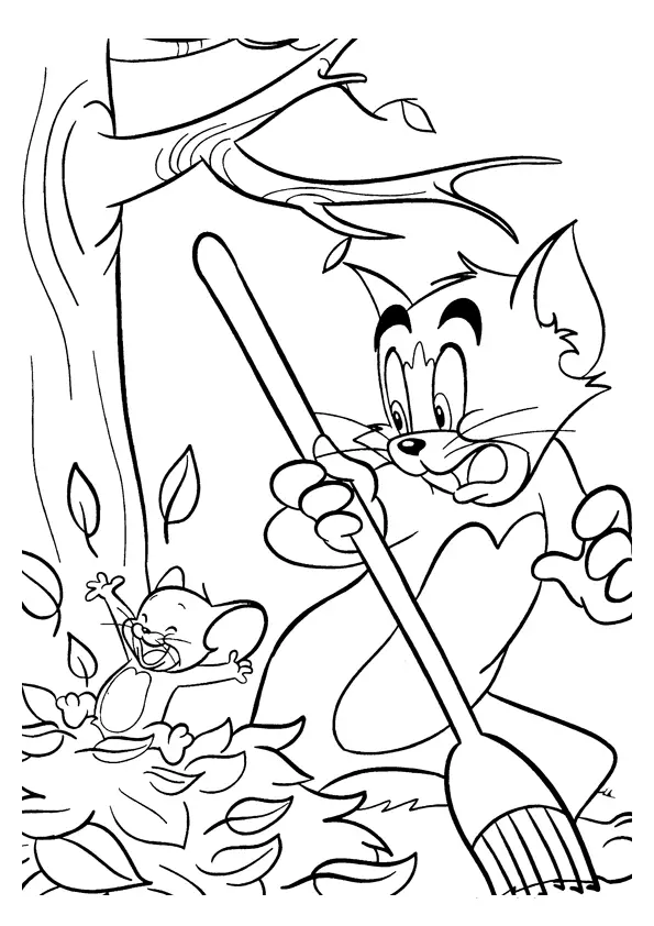 Tom and Jerry The Movie Children Coloring Pages 9